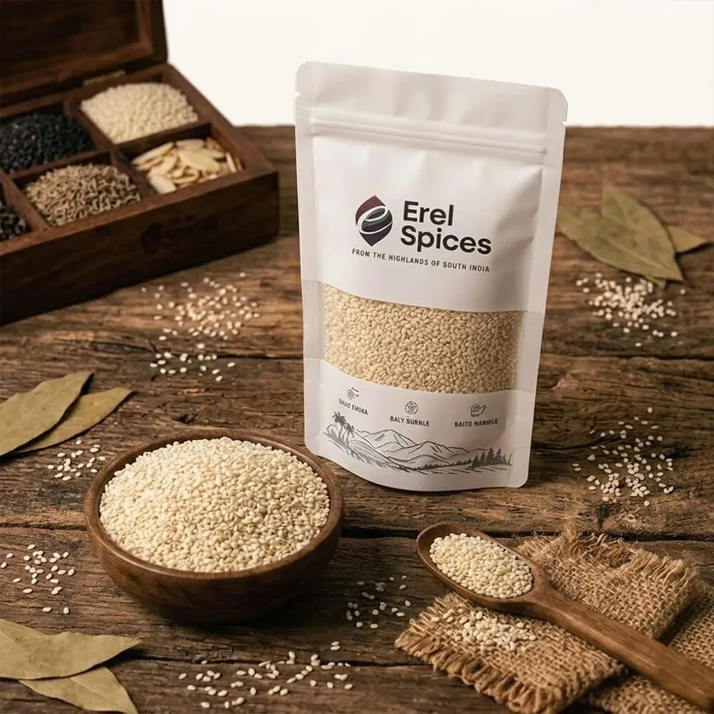 Premium White Sesame Seeds (Ellu White) - Image 3