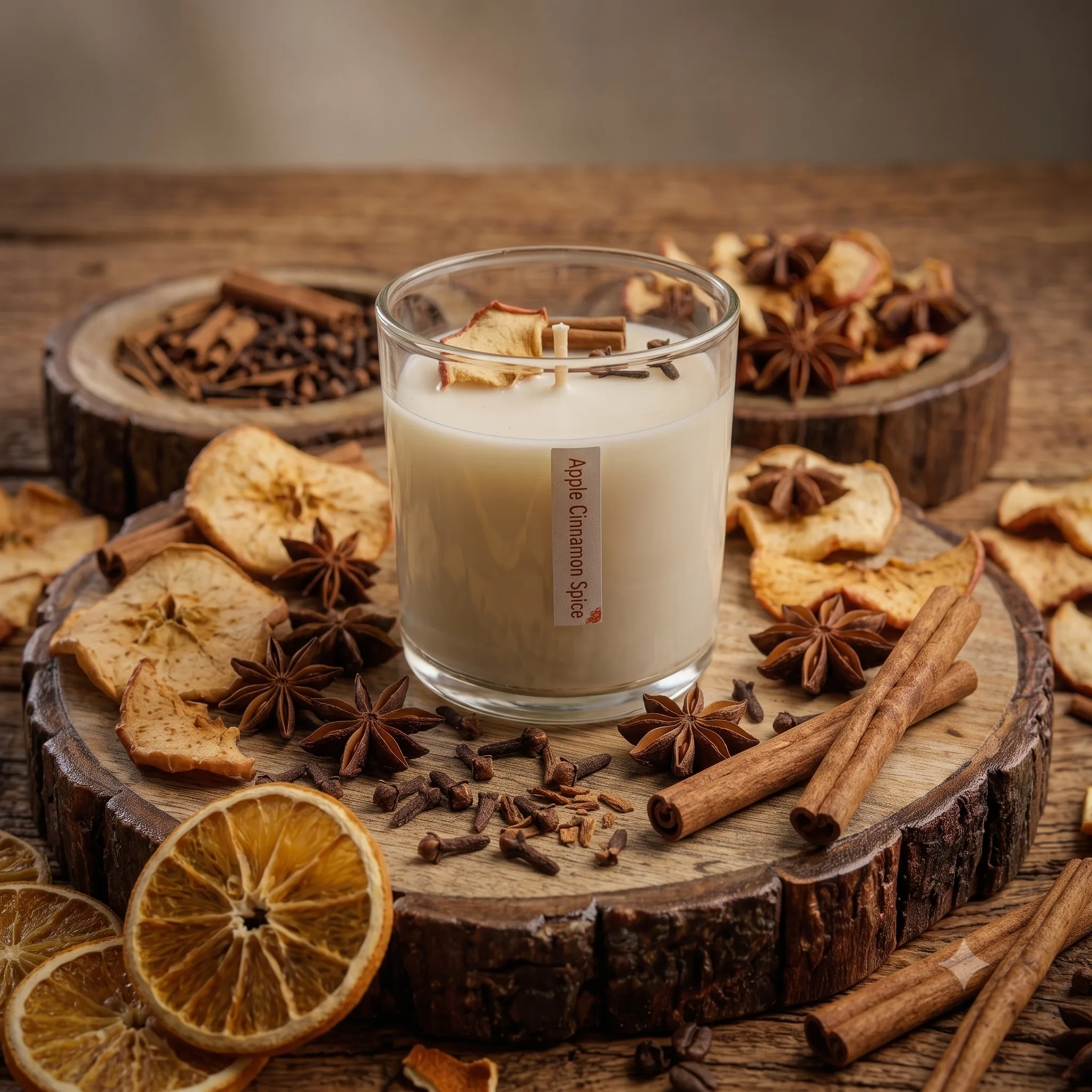 Apple Cinnamon Spice Candle - Image 2