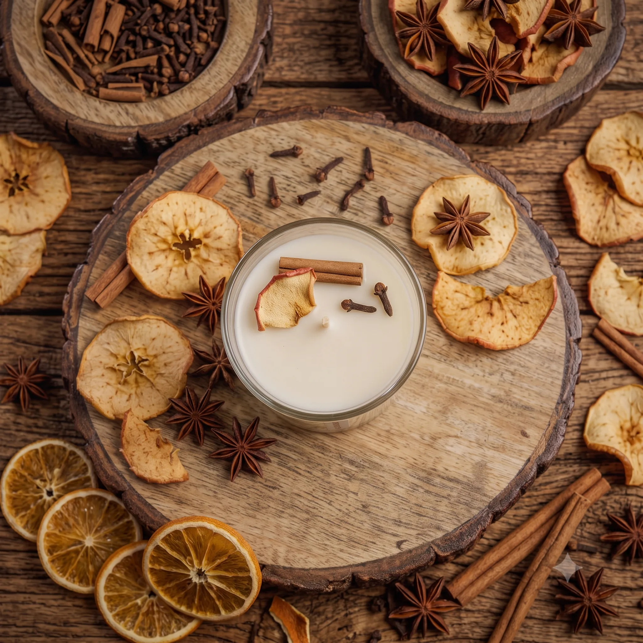 Apple Cinnamon Spice Candle - Image 3