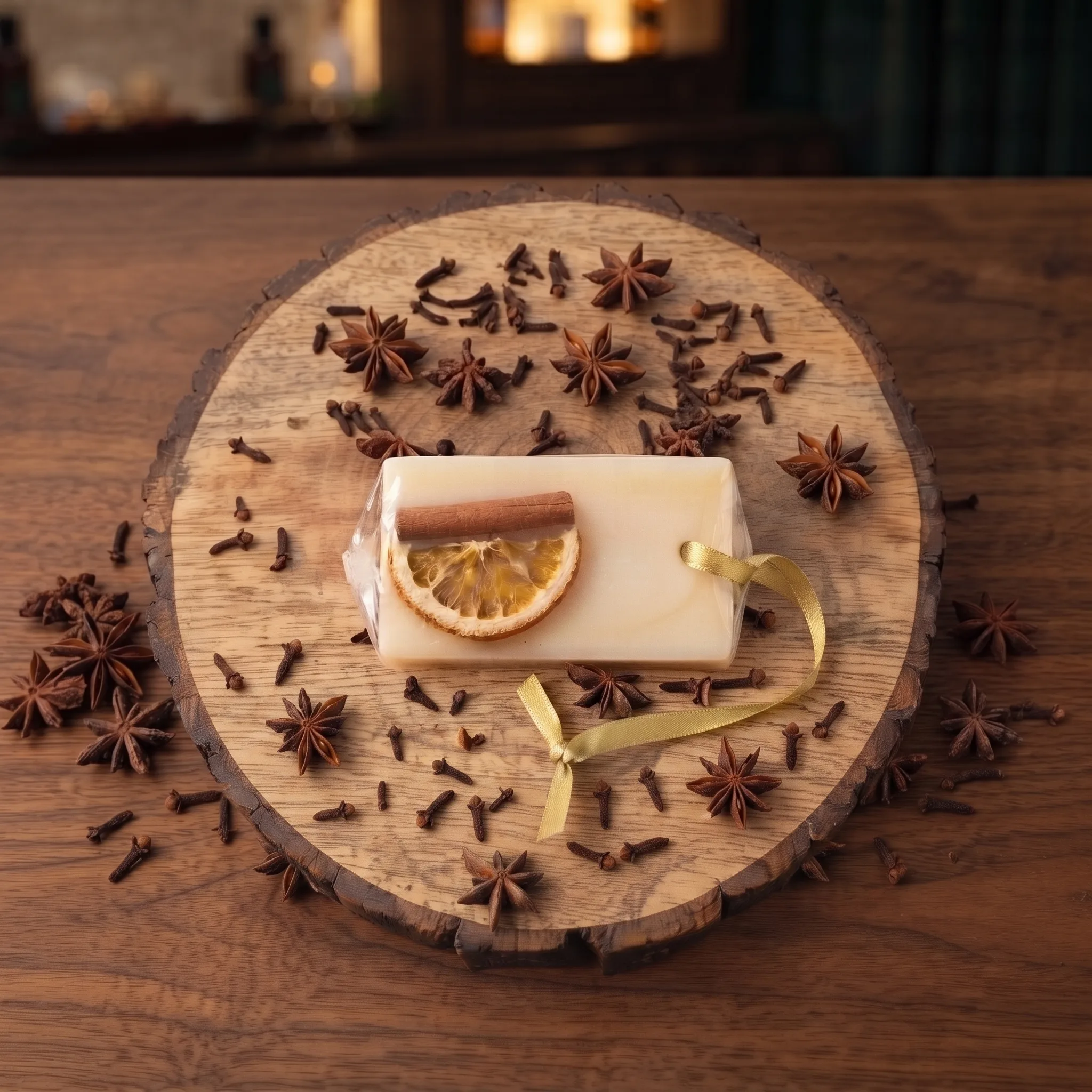 Citrus Spiced Lune Wax Sachet