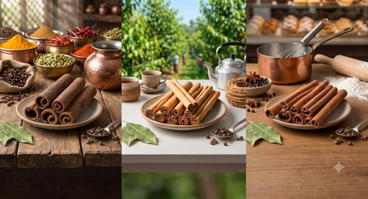 Cassia Bark Roll vs Ceylon Cinnamon vs Indian Cinnamon: Understanding the Real Difference