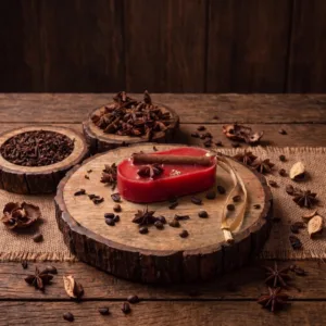 Starred Cinnamon Ruh Wax Sachet