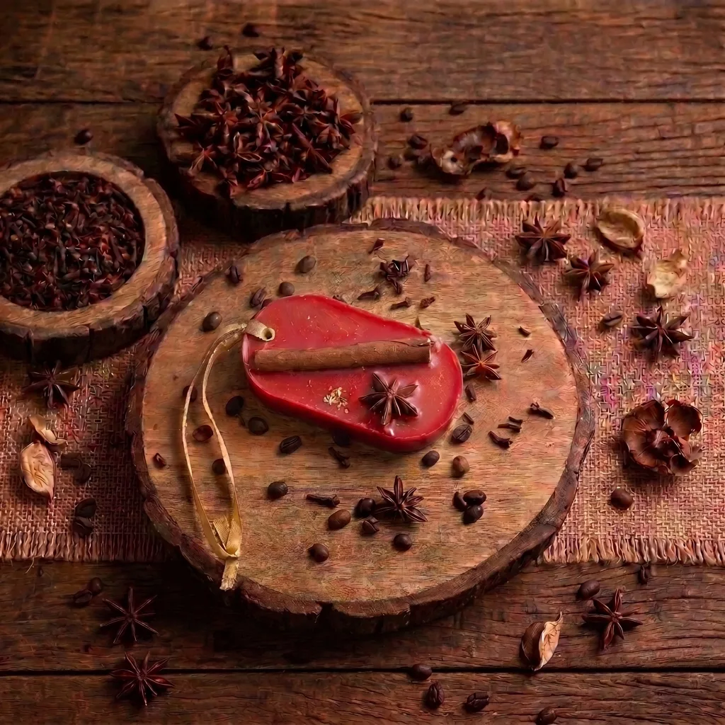 Starred Cinnamon Ruh Wax Sachet - Image 3