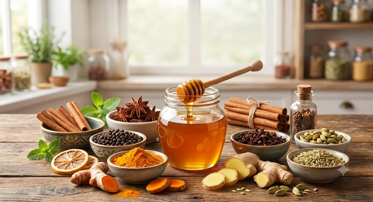 How Honey and Spices Work Together for Better Health